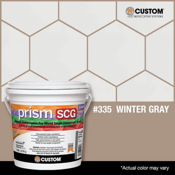 Prism SCG #335 Winter Gray 1 Gal. Ultimate Performance Pre-Mixed Single Component Grout