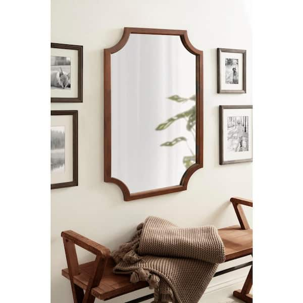 Kate and Laurel Hogan 24.00 in. W x 36.00 in. H Walnut Brown