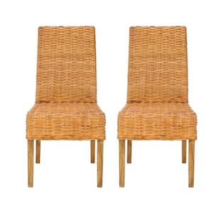 Sanibel Light Brown Wood Side Chair (Set of 2)