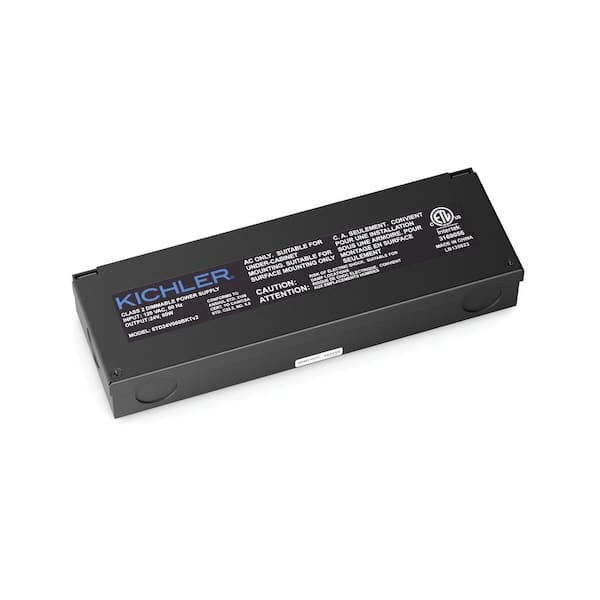 Textured Black 6TD 24V 60W Direct Wire Dimmable Power Supply Transformer
