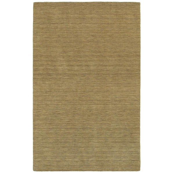 Unbranded Aiden Gold/Gold 10 ft. X 13 ft. Solid Area Rug