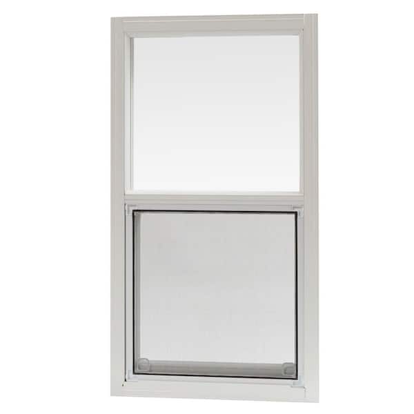 TAFCO WINDOWS 14 in. x 27 in. Mobile Home Single Hung Aluminum Window - White