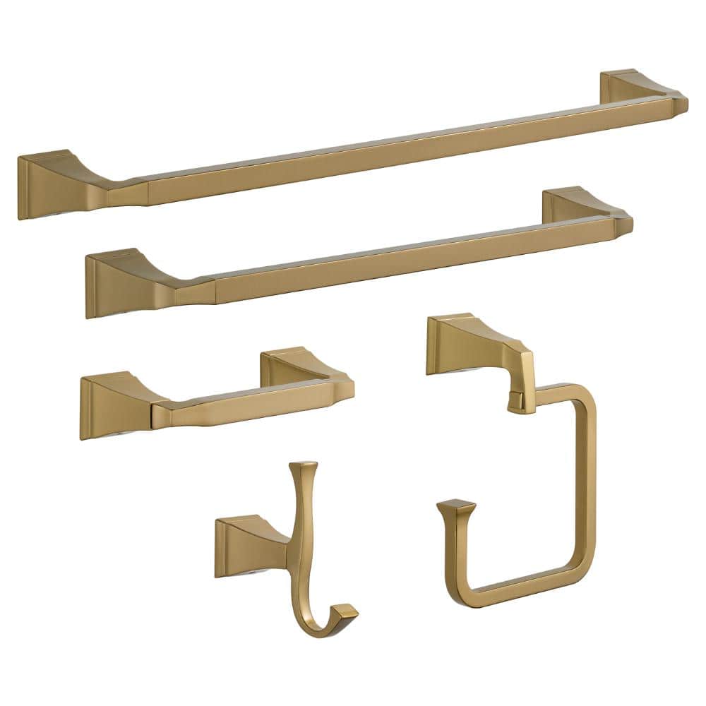 Champagne Bronze Stainless Steel Wall Mounted Toilet Paper Holder