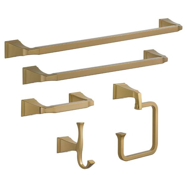 Delta Dryden Pivoting Toilet Paper Holder in Champagne Bronze