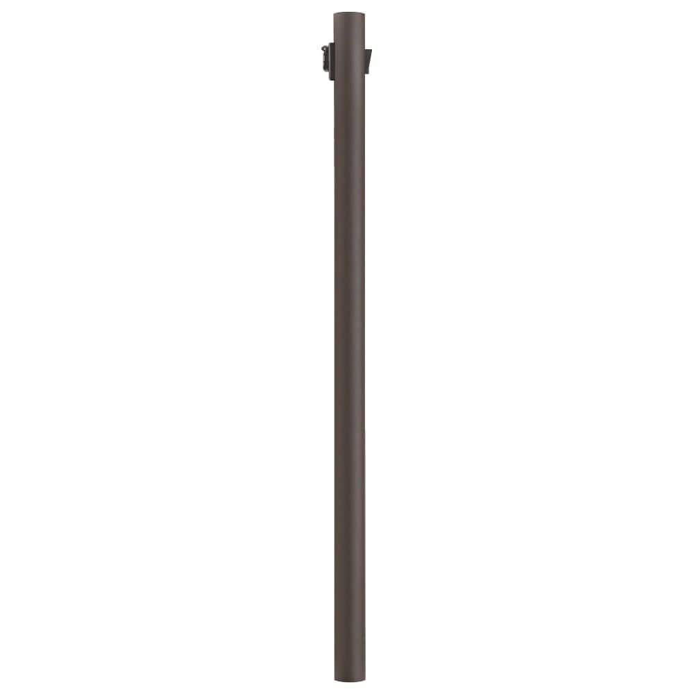 7 ft. Bronze Outdoor Direct Burial Lamp Post with Convenience Outlet and Dusk to Dawn Photo Sensor fits 3 in. Post Top price history on PriceWatchPro