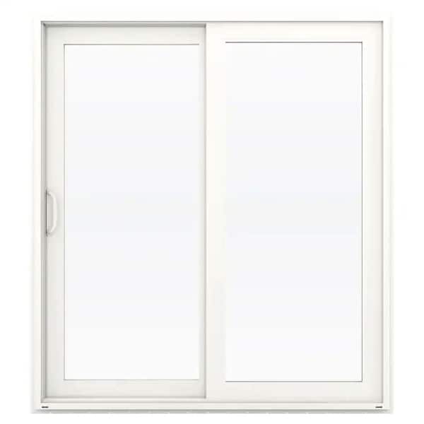 JELD-WEN V-4500 72 in. x 80 in. White Vinyl Left-Hand Sliding