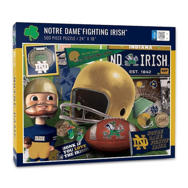 NCAA Notre Dame Fighting Irish Retro Series Puzzle (500-Pieces)