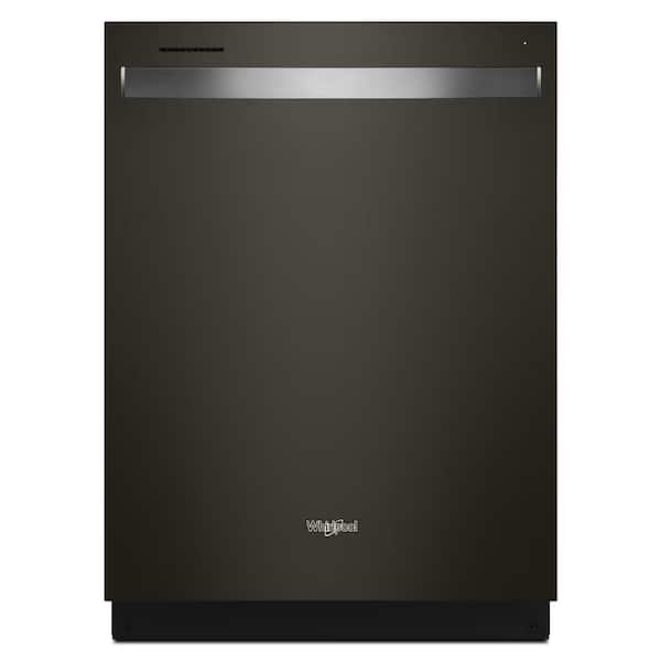 24 in. Black Stainless Top Control Built-In Tall Tub Dishwasher with Third Level Rack, 47 dBA