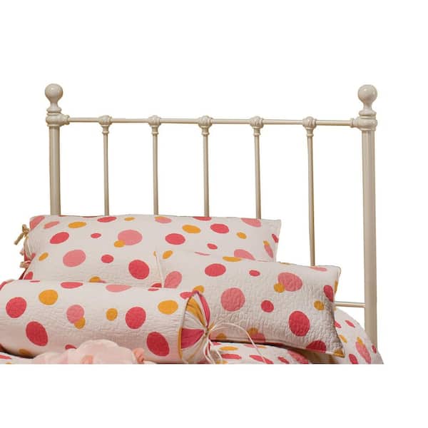 Hillsdale Furniture Molly White Twin Headboard with Bed Frame