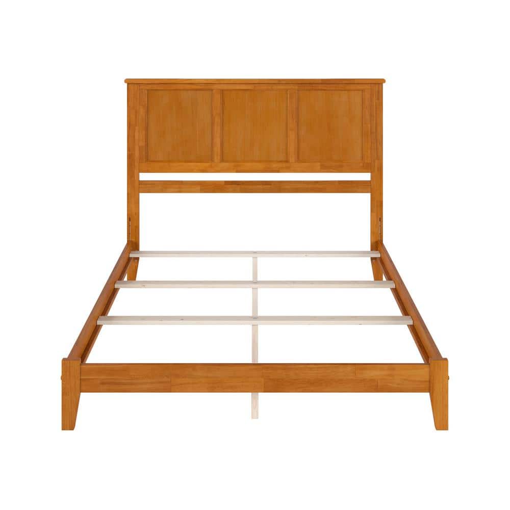 Madison Light Toffee Queen Solid Wood Bed Frame