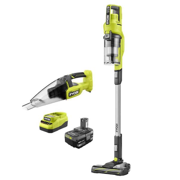 RYOBI ONE+ 18V Lithium-Ion Cordless Stick Vacuum Multi Surface