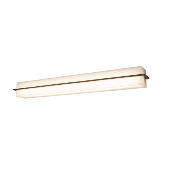 AFX Apex 49-Watt Espresso Integrated LED Bath Vanity Light Bar