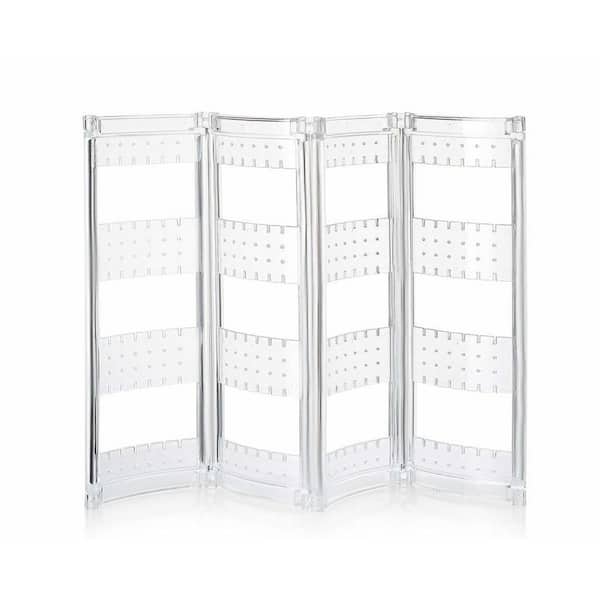 TSV Foldable Earring Organizer, 240 Holes Acrylic Jewelry Necklace Display  Stand - Walmart.com
