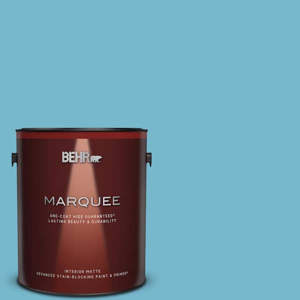 BEHR MARQUEE 1 gal. #M480-4 Below Zero One-Coat Hide Matte Interior Paint & Primer