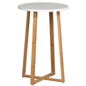 White Tall Display Table