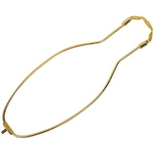 8 in. Polished Brass Detachable Harp