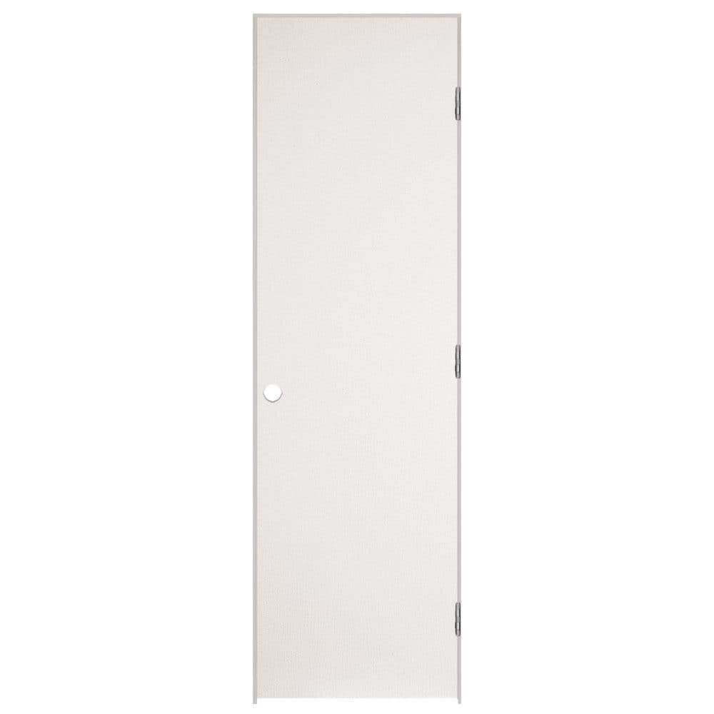 Masonite Hardboard 30 in. x 80 in. LeftHanded Flush Solid Core Primed