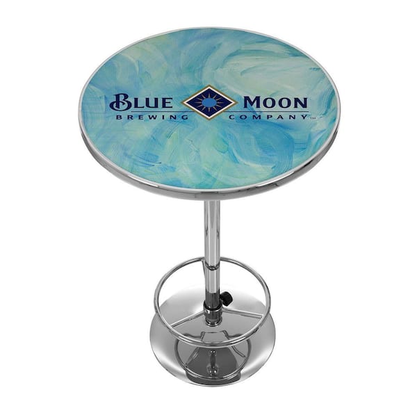Trademark Blue Moon Chrome Pub/Bar Table