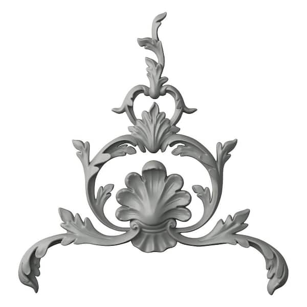 Ekena Millwork 1.13 in. x 13.375 in. x 13 in. Polyurethane Applique and Onlay Moulding