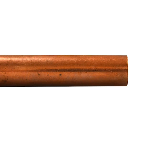 JONES STEPHENS - 1/2 in. x 8 in. Crimp PEX (F1807) Copper Stub Out Straight, Open End, without Mounting Flange