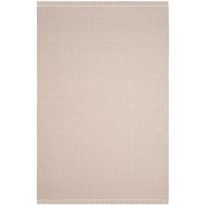 Montauk Ivory/Gray 6 ft. x 9 ft. Multi-Striped Solid Area Rug
