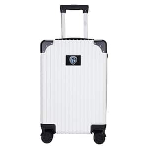 Sporting Kansas City 21 in. Exec 2-Toned Carry on Spinner- White