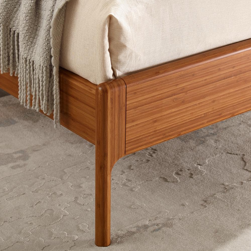Ventura Amber King Platform Bed with Eco-Friendly Bamboo Frame