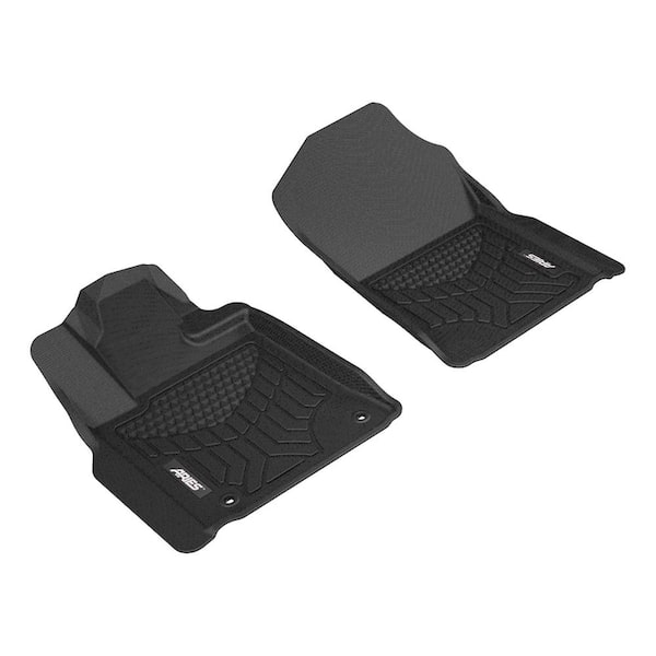 Aries StyleGuard XD Black Custom Heavy Duty Floor Liners, Select Toyota Tundra, Sequoia, 1st Row Only