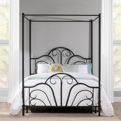 Hilale Furniture Dover Textured, What Is A Canopy Bed Frame