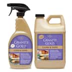 88 oz. Clean and Shine Spray Countertop Cleaner and Polish Value Pack for Granite, Marble, Quartz, and more (2-Pack)