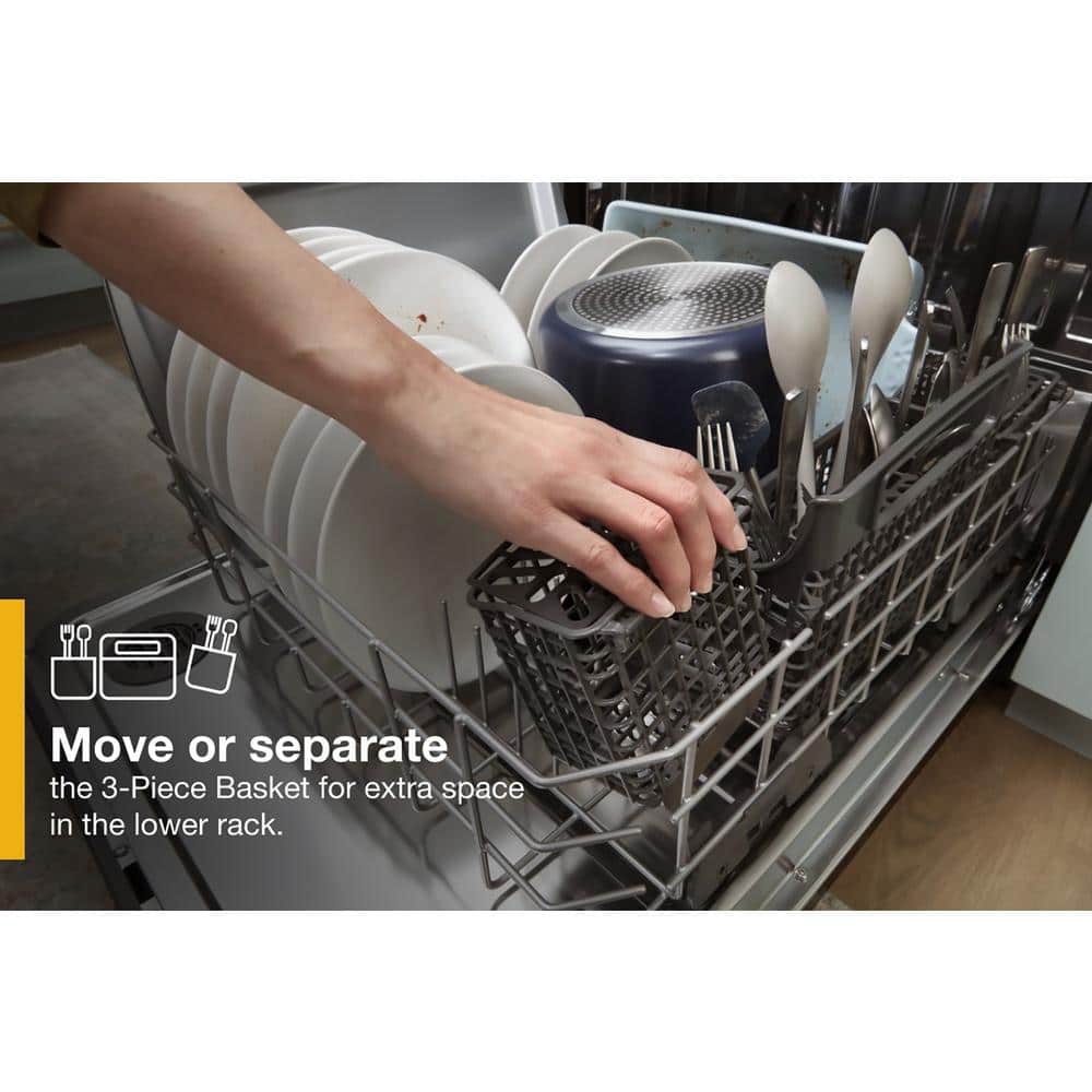 Beige Stainless Steel Energy Star Large Capacity Dishwasher