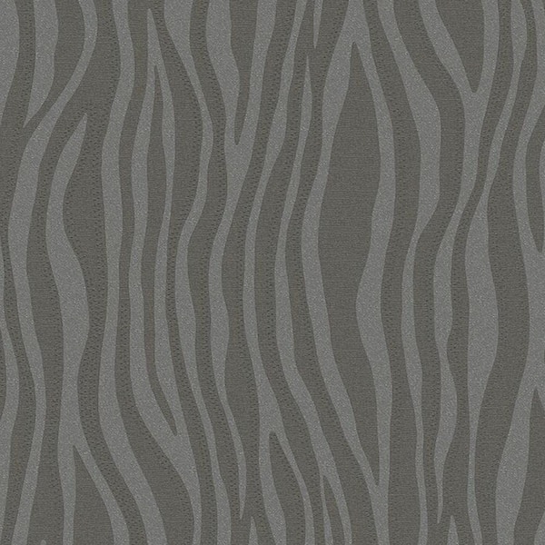 Walls Republic Candle Flame Stripes Charcoal Paper Strippable Roll (Covers 57 sq. ft.)