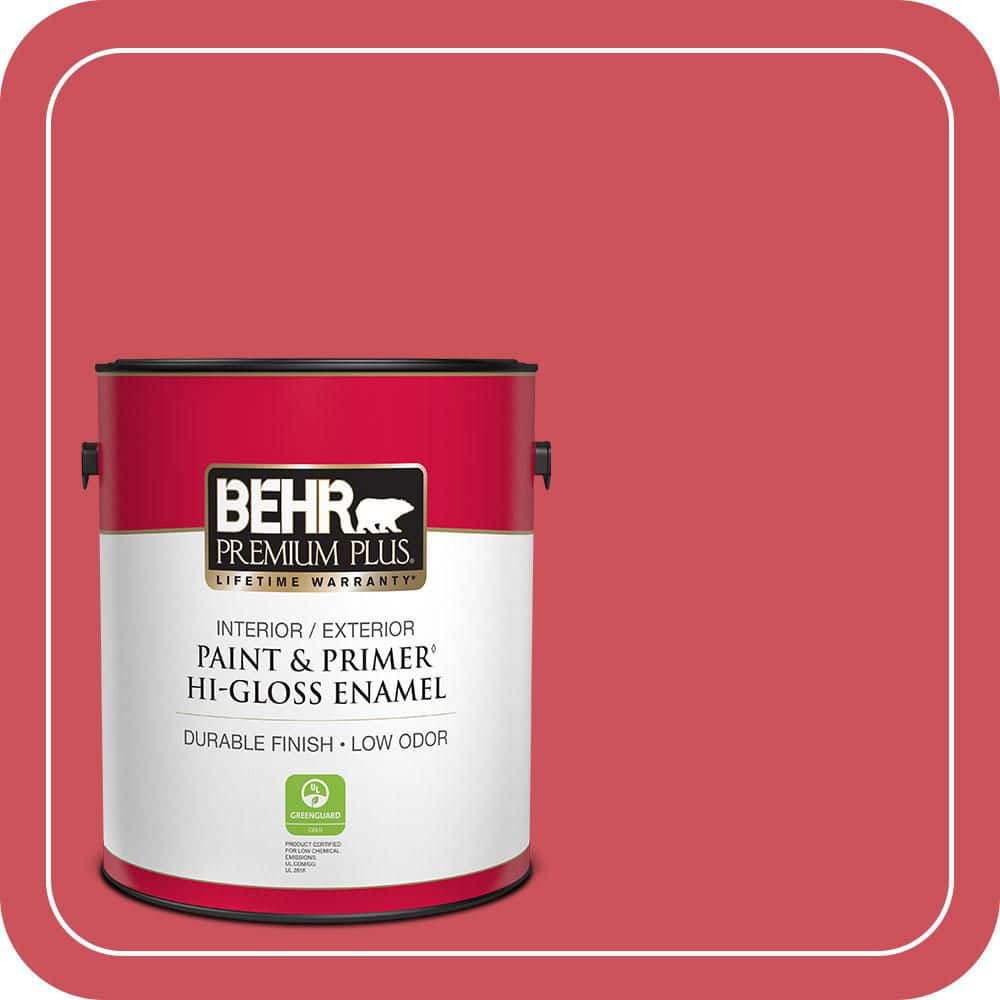 1 gal. #T15-14 Super Hero Hi-Gloss Enamel Interior/Exterior Paint & Primer price history on PriceWatchPro