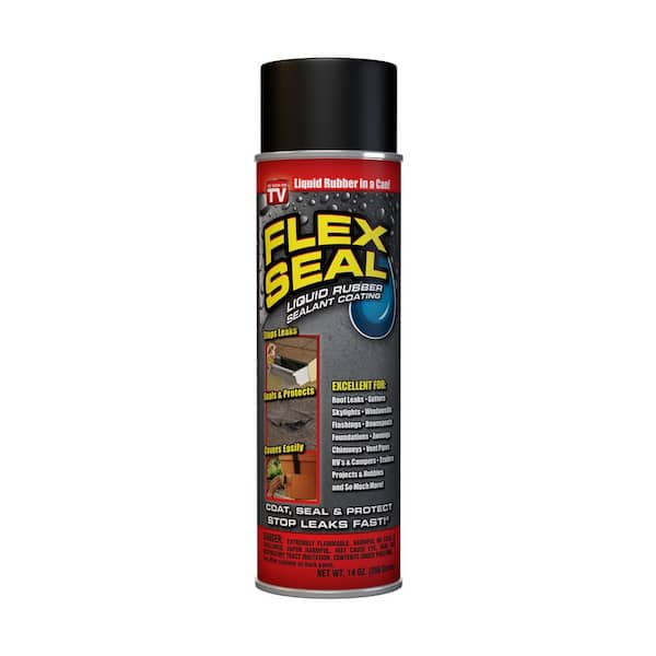 FLEX SEAL FAMILY OF PRODUCTS 14 oz. Aerosol Liquid Rubber Sealant Coating, Black