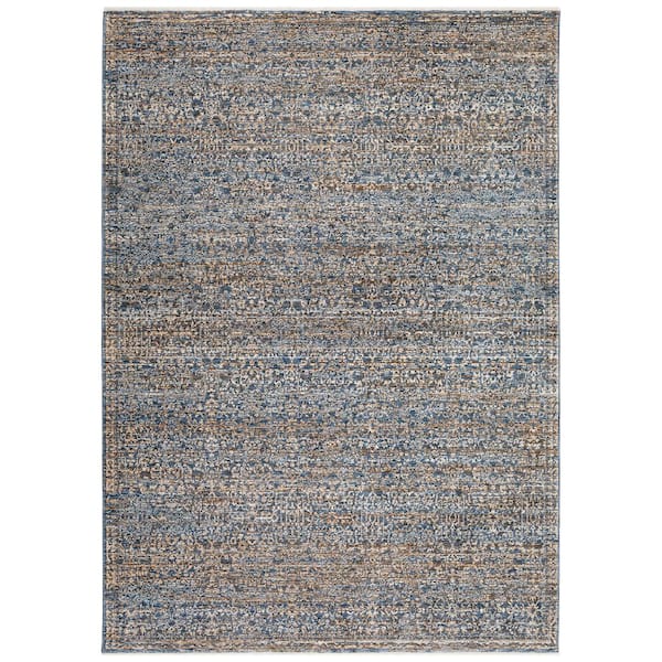 Yarra Vintage 9 ft. x 13 ft. 2 in. Blue Rug