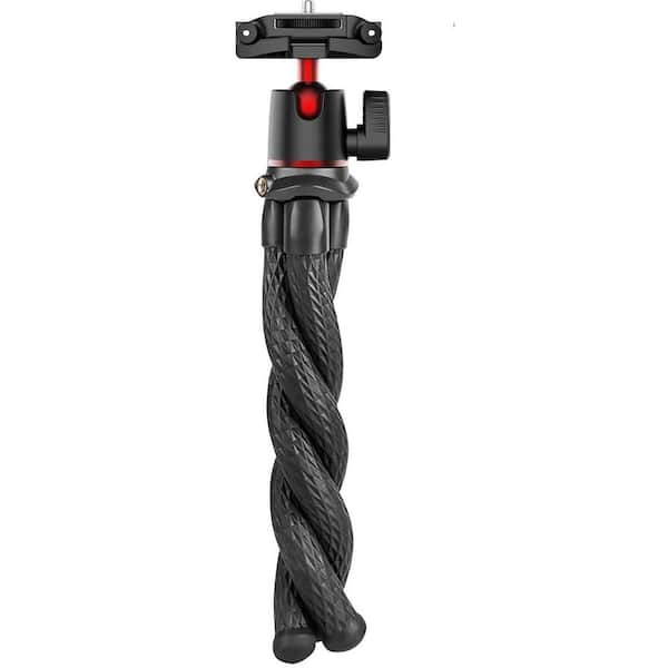 OBJLGEV Camera Tripod Mini Flexible Stand with Hidden Phone Holder Mount Universal 1/4 Screw for iPhone Samsung Canon Nikon Sony