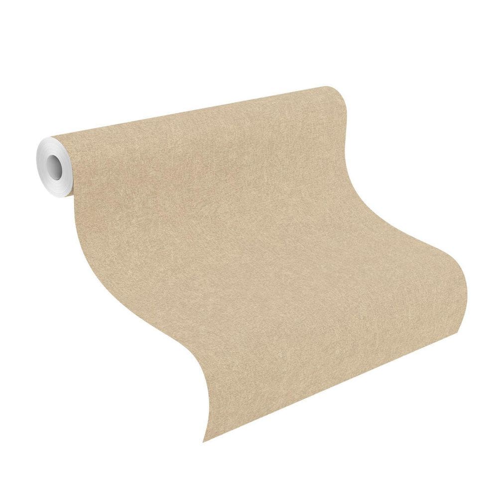 Dale Gold and Brown Textured Non-Woven Wallpaper