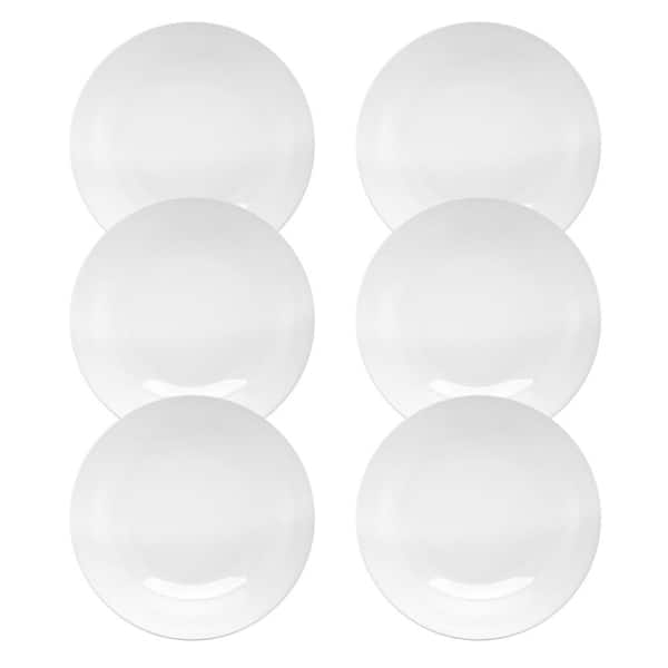 Manhattan Comfort Coup 28 oz. White Porcelain Soup Bowls (Set of 12)