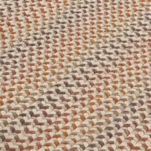 Parkside Autumn Mix 2 ft. x 8 ft. Braided Runner Rug