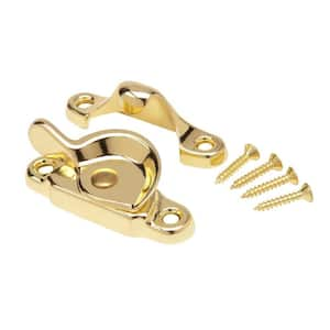 Bright Brass Steel Window Sash Lock