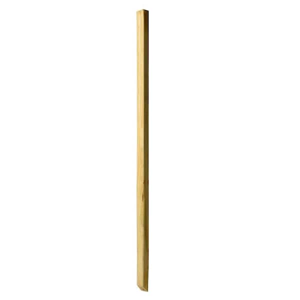 2 in. x 2 in. x 42 in. Wood Pressure-Treated Mitered 1-End B1E Baluster (16-Pack)