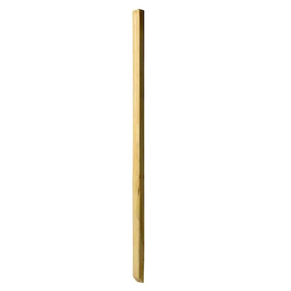 WeatherShield 2 in. x 2 in. x 42 in. Wood Pressure-Treated Mitered 1-End B1E Baluster (16-Pack)