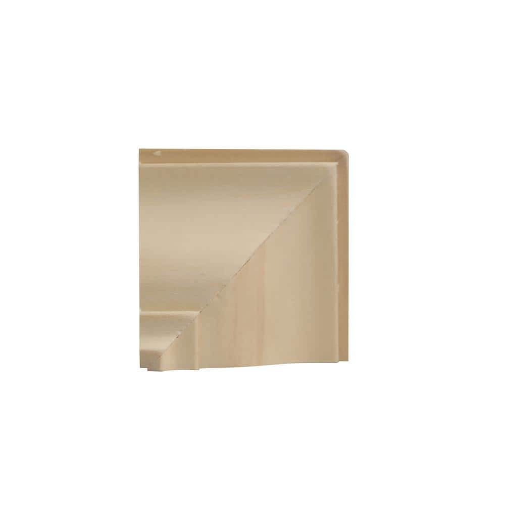 Unfinished Wood Inside Corner Crown Connector Block