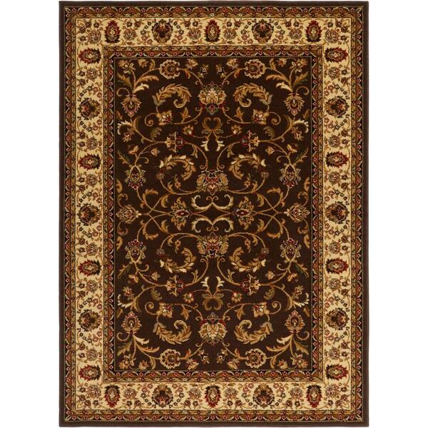 Home Dynamix Royalty Brown Multi 5 Ft, Home Depot Patio Rugs 5×7