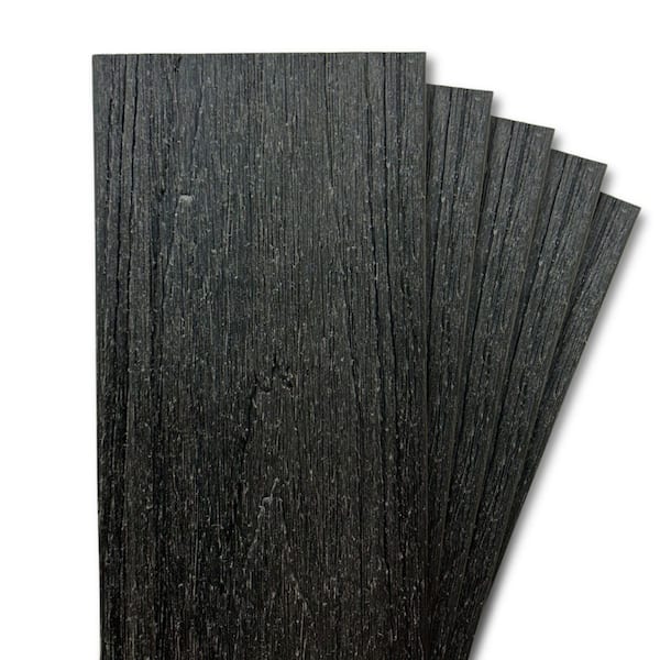 0.50 in. x 3. 5 in. x 70.20 in. Ironwood Capped Composite Flat-top Fence Picket (5-Pack)