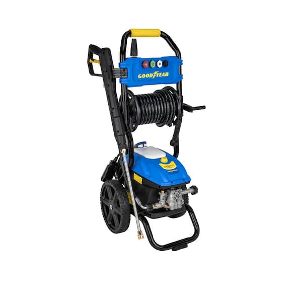 2200psi, 1.65 GPM Cold Water Electric Pressure Washer 4 Quick-Connect Spray and Turbo Nozzles, Built-In Soap Container