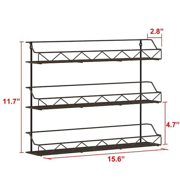 Dubbin 2 Tier (2 Pack) Stackable Freestanding Water Bottle Storage Rack in Silver