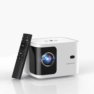 1920 x 1080 Full HD 5G WiFi Mini Bluetooth Projector with 10000-Lumens Smartphone Projector Outdoor Movie for PC/TV