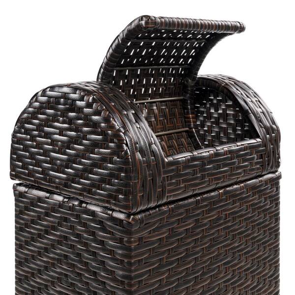 happimess Darla 14.27 Gal. All-Weather Wicker/Metal Swing