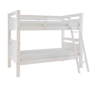 Hayes White Twin Bunkbed